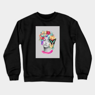 The girl and the butterfly Crewneck Sweatshirt